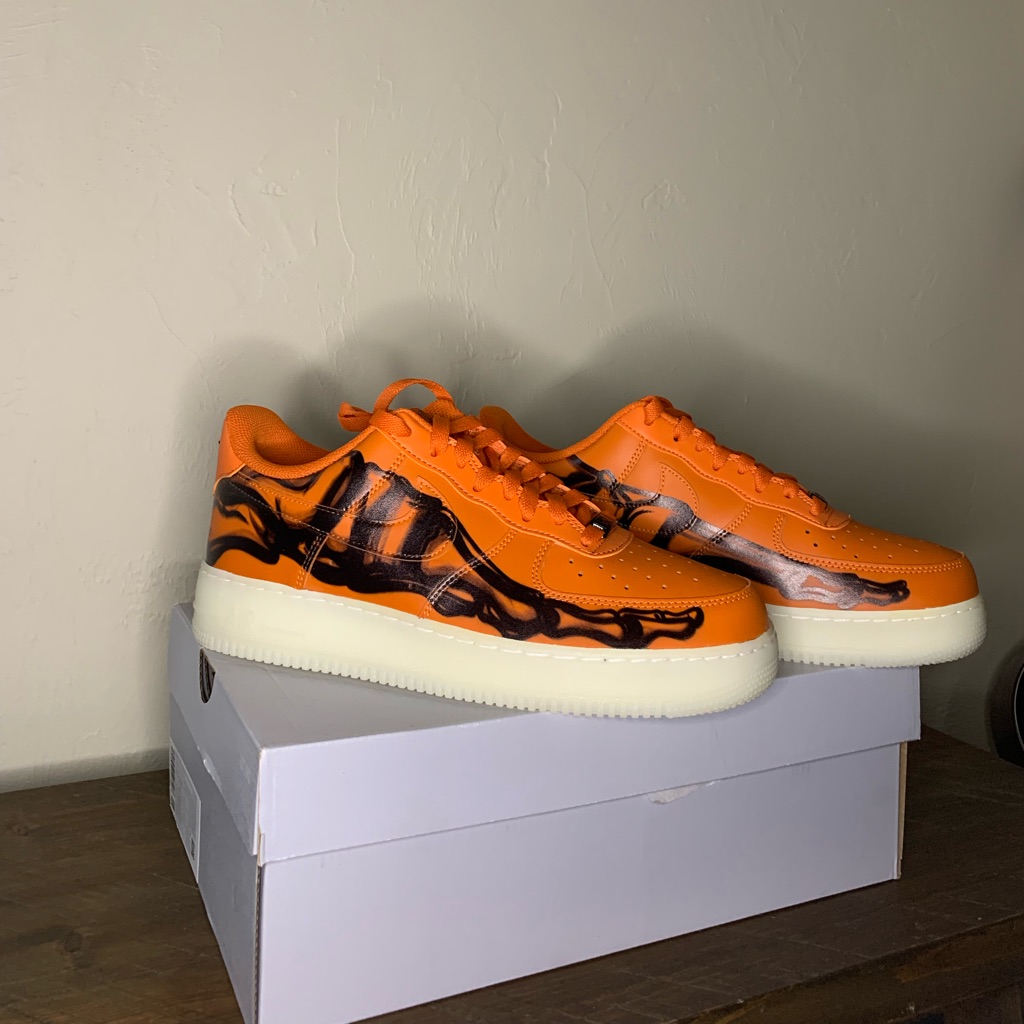 Nike Air Force 1 Low ‘Orange Skeleton’
